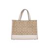 COACH Dempsey Coated Canvas With Leather Tote Bag, Shopping Bag, Shoulder Bag, Crossbody Bag, Handbag Large Women's 1955-IMDQC