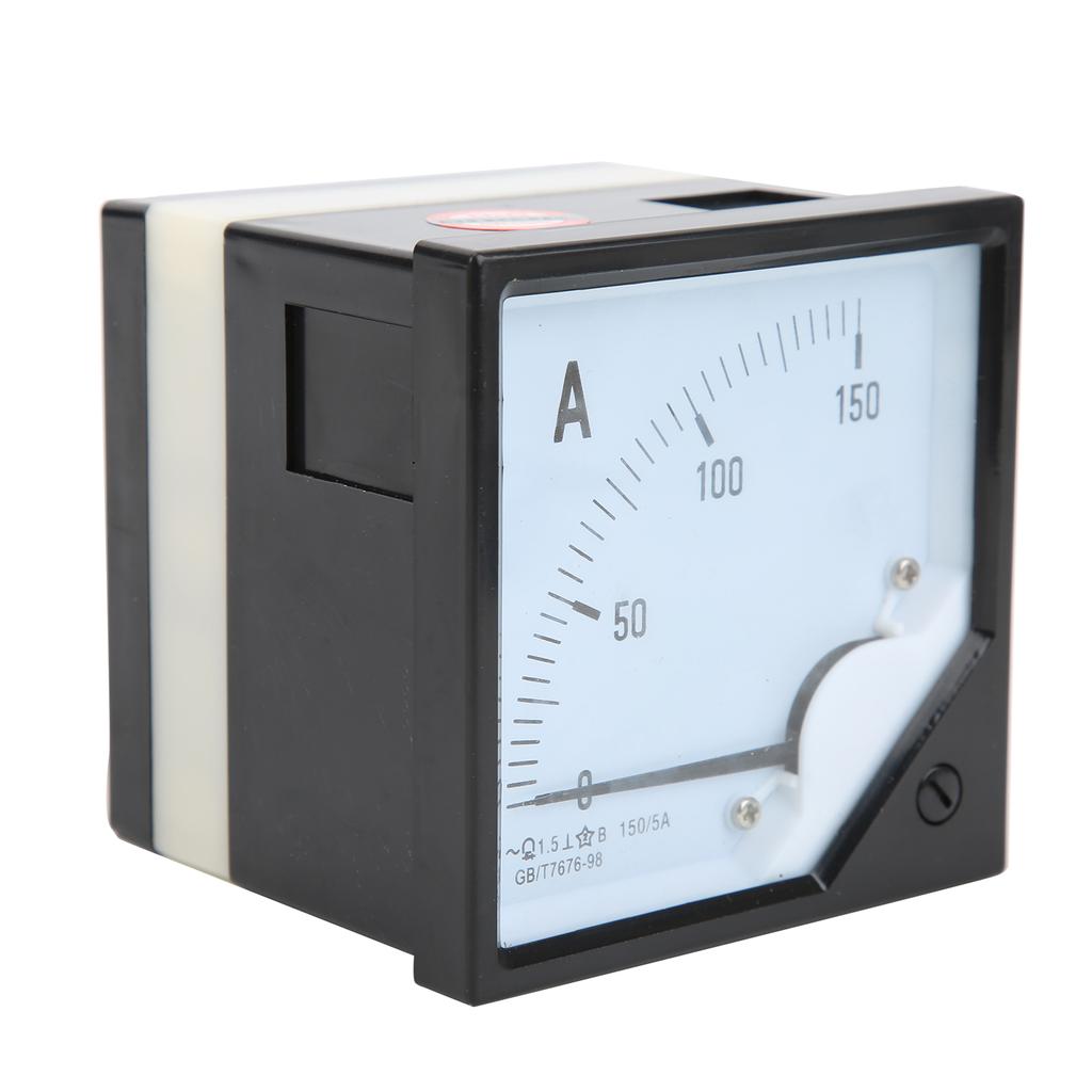 6L2 150A5A AC Pointer Ammeter Analog Panel Current Meter Needle Panel Ampere Meter