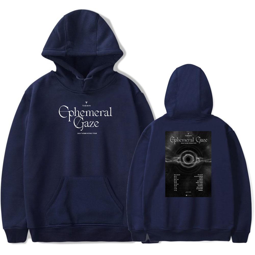 Taemin Ephemeral Gaze Printed Sweatshirt Outdoor Sport Cosplay Pullovers Hoodie Cosplay Costume
