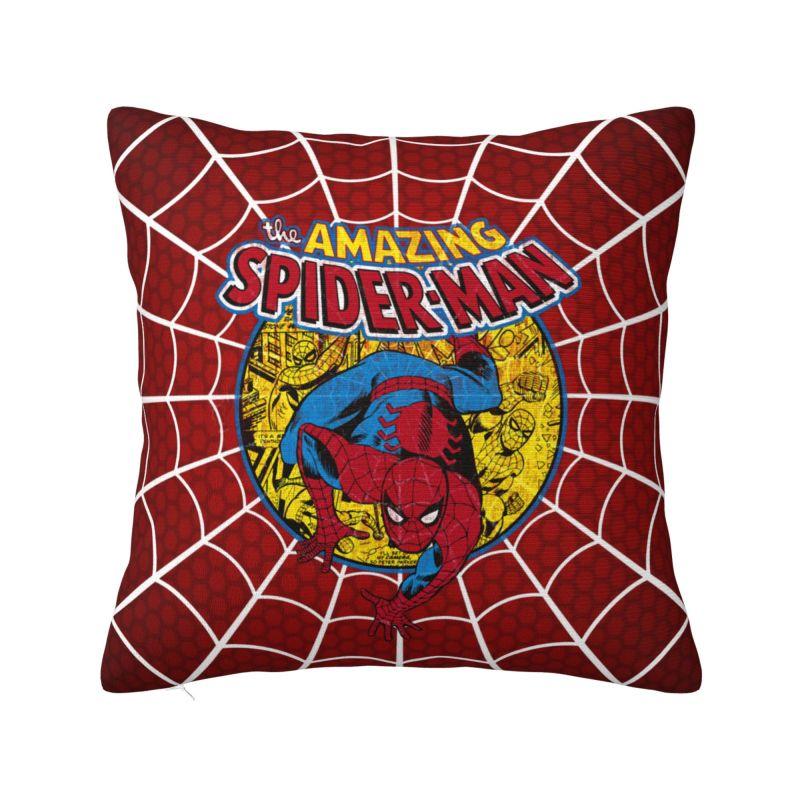 Custom Spiderman Superhero Cartoon Modern Pillow Cover Cushions Cover for Sofa