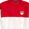 Polo Ralph Lauren SS23 Color Block Logo Printed Sweatshirt Women sweatshirt White Red 211886899-001