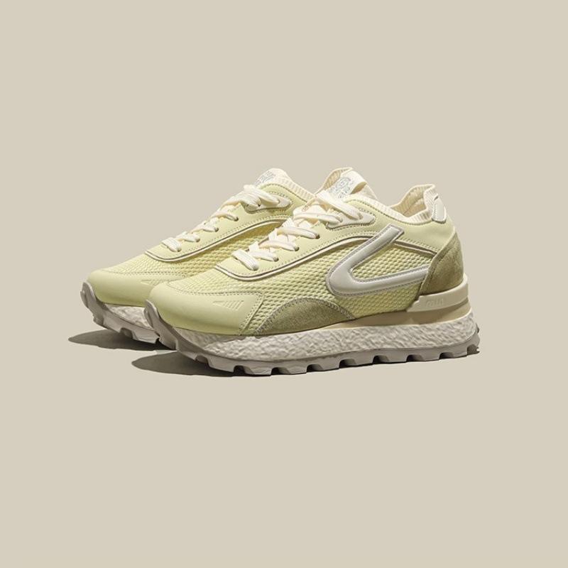 Small thick-soled inner height increase Forrest Gump shoes women's 2025 new summer mesh breathable fashion versatile sports and leisure