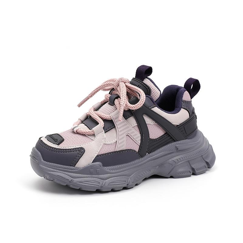 Girls' shoes, children's sneakers, dad shoes, boys' popular styles, new autumn collection, lightweight and breathable, for medium and large-sized