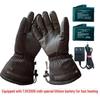 Unisexowe Rękawice Zimowe z Podgrzewaniem 7.4V do Jazdy na Rowerze, Narciarstwa i Ekranów Dotykowych - Szybkie Ocieplanie Pięciu Palców