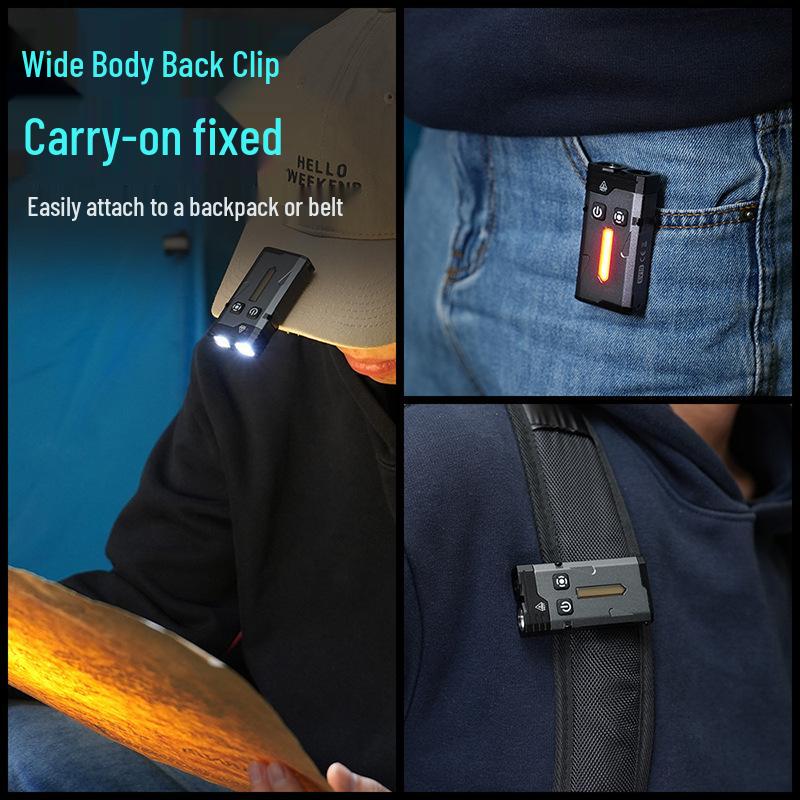 EDC RGB Mini Flashlight: High-Intensity, Long Battery, Quick Charge, Portable Emergency Keychain Light