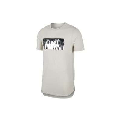 Alphabet Print Crew Neck Casual Sport Short Sleeve T-Shirt Men Tops Light-Bone AA1918-072