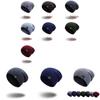 Luxuriöse Damen Herren Unisex Campingmütze Winter Beanie Baggy Warme Wolle Skimütze Fleecefutter