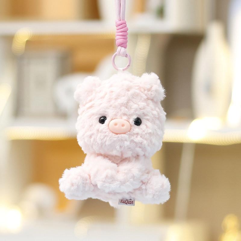 Soft Plush Penguin Plushie With Keychain Car Ornament For Kids Girls