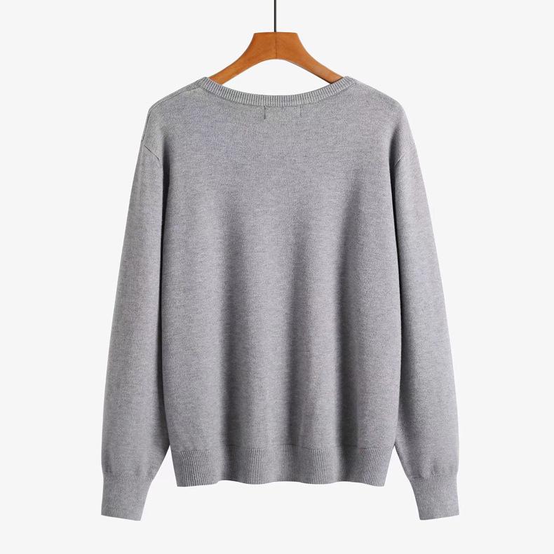 Women's Round Neck Knit Cardigan - Autumn Lightweight Short Coat, Casual Style