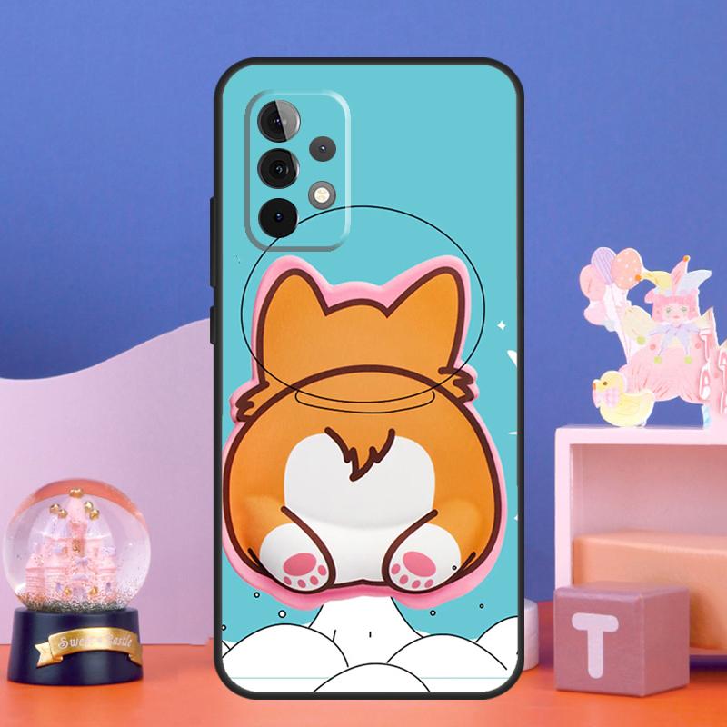 

Cute Cartoon Corgi Case For Samsung Galaxy A17 A06 A16 A26 A36 A56 A55 A35 A15 A32 A52 A13 A33 A53 A14 A34 A54 Samsung A15