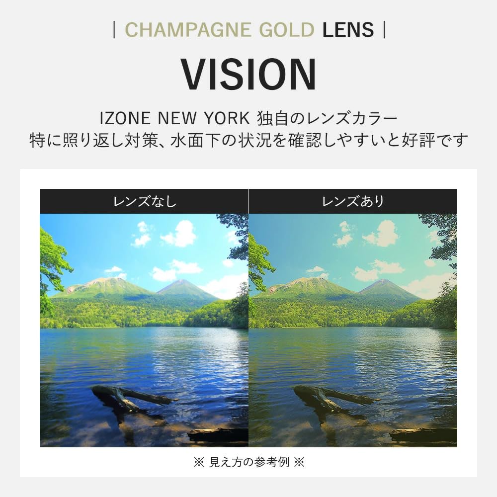 iZONE Polarized UV IDRIVE for [iZONE] High-Performance Sunglasses, 99% Protection, Lightweight, P462-CG13, Driving, Fishing, Golf, Baseball, Men's &
