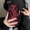 Lace Style Cool Girl Phone Case For IPhone 16 17 Air 15 14 13 12 11 Pro Max 16E Plus Fundas
