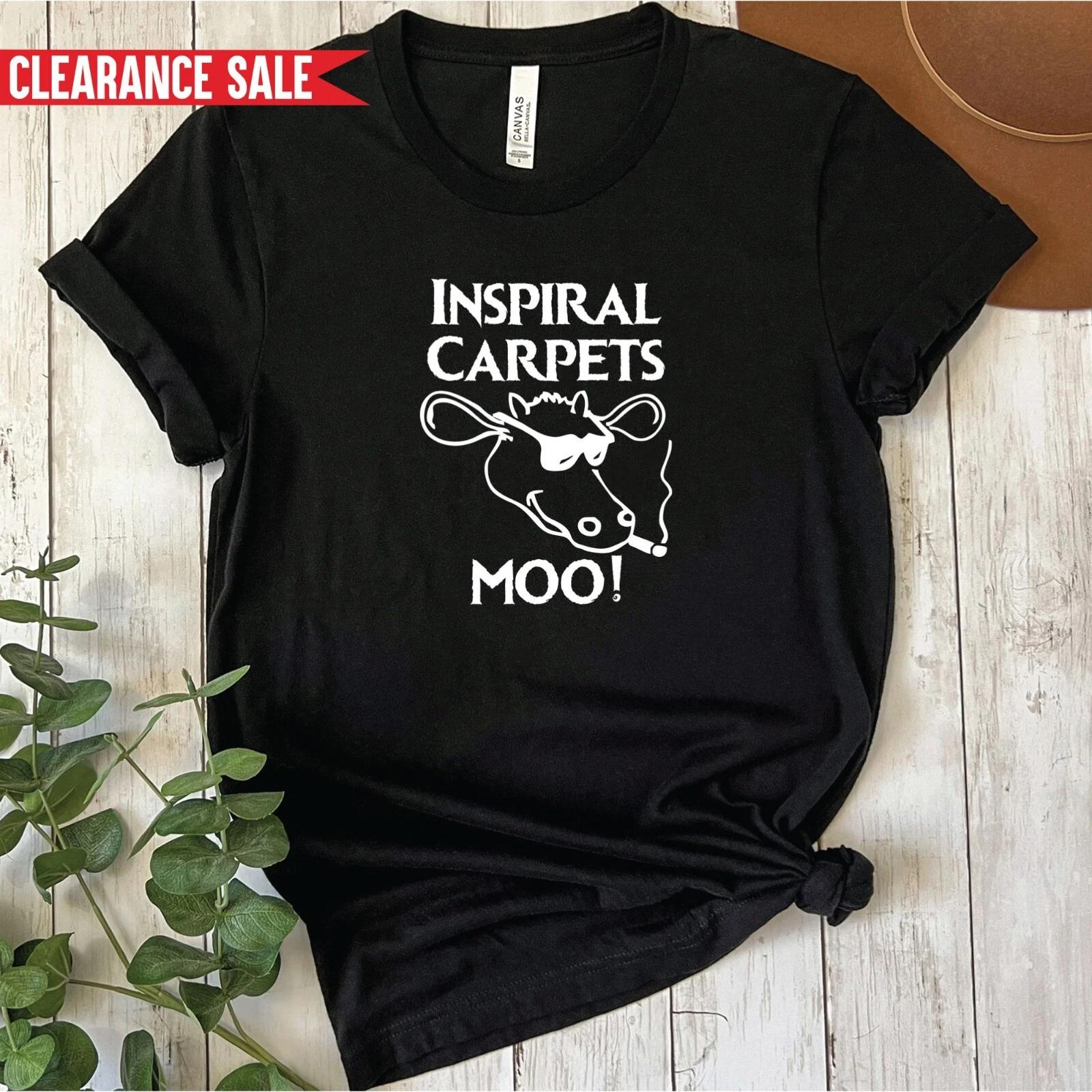 Inspiral Carpets T Shirt Printed Funny Short Sleeve Regular Fit Unisex Tee Tops 3XL