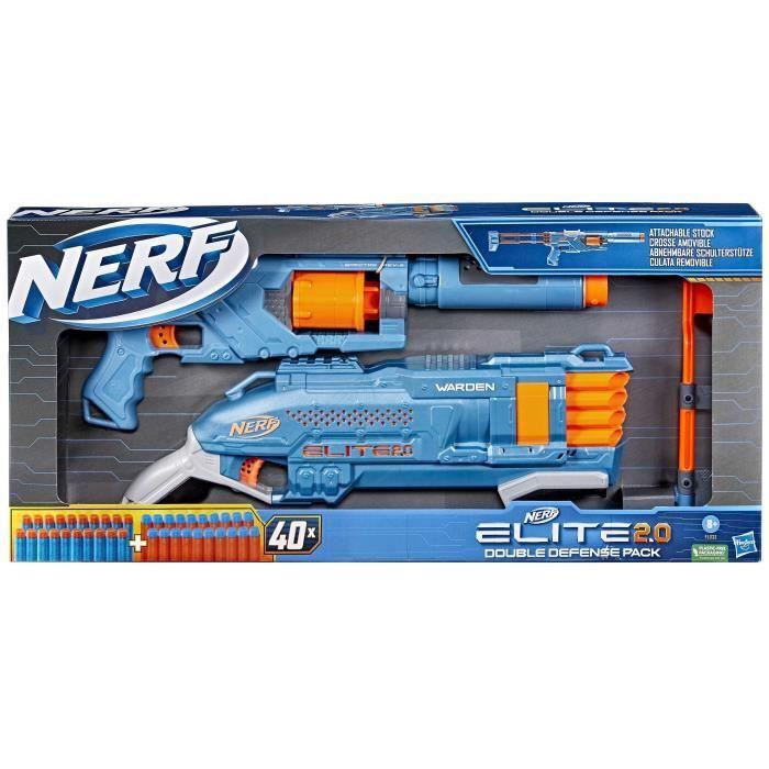 Blaster - HASBRO - NERF ELITE 2.0 PACK DOUBLE DEFENSE - 2 blastery - 40 šipek - Unisex