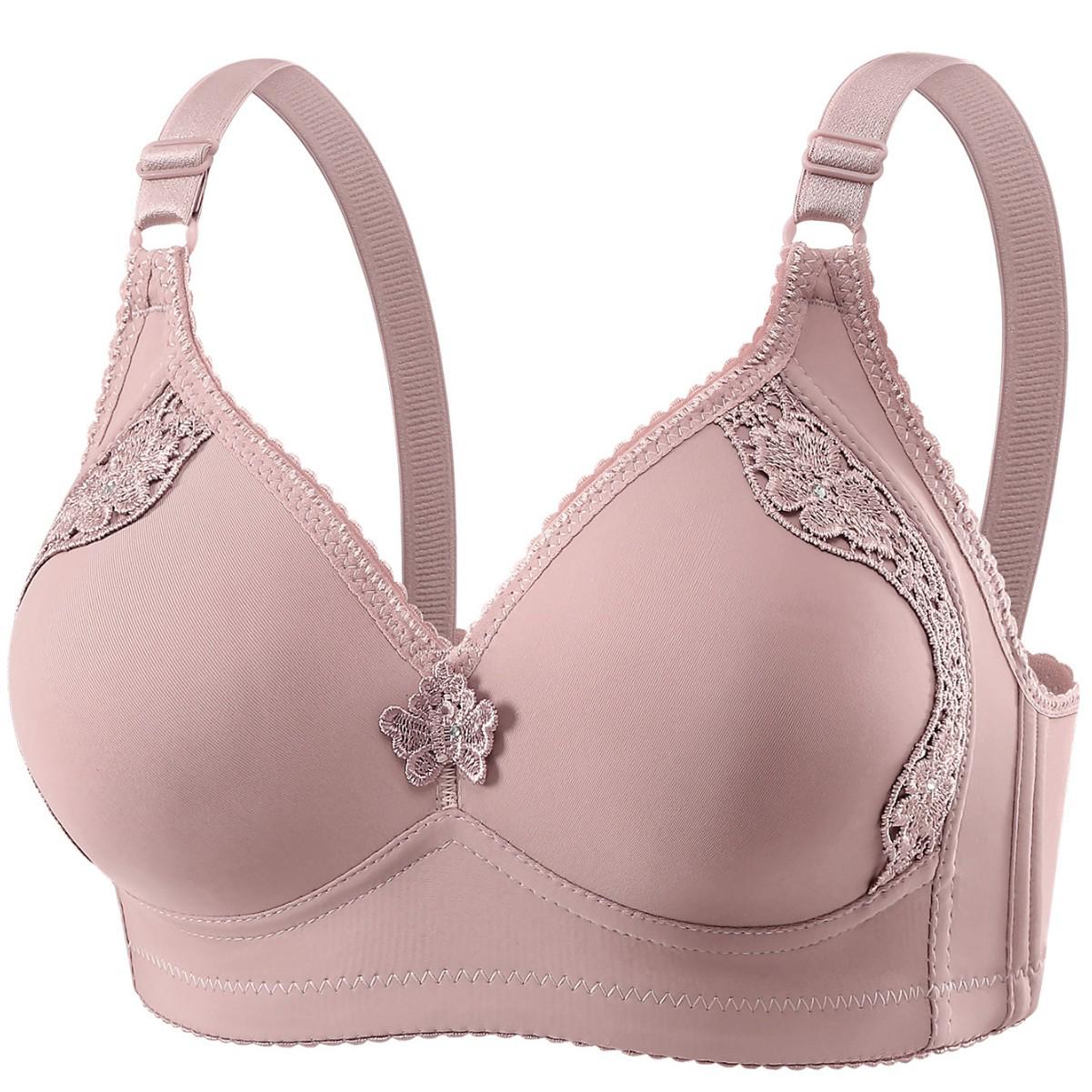 Southeast Asia Plus Size Jacquard Push-up Wireless Full Coverage Bra