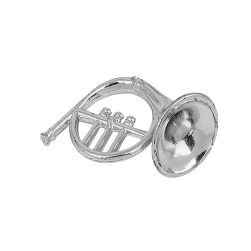 Christmas Musical Instrument Ornaments: Violin & French Horn Wreath Decorations