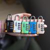 Multicolor 4 Digit Combination Padlock With Resettable Code And Sturdy Metal Shackle Perfect For Gym Locker Luggage Travel