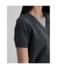 8SECONDS Layered V-Neck Pullover Gray
