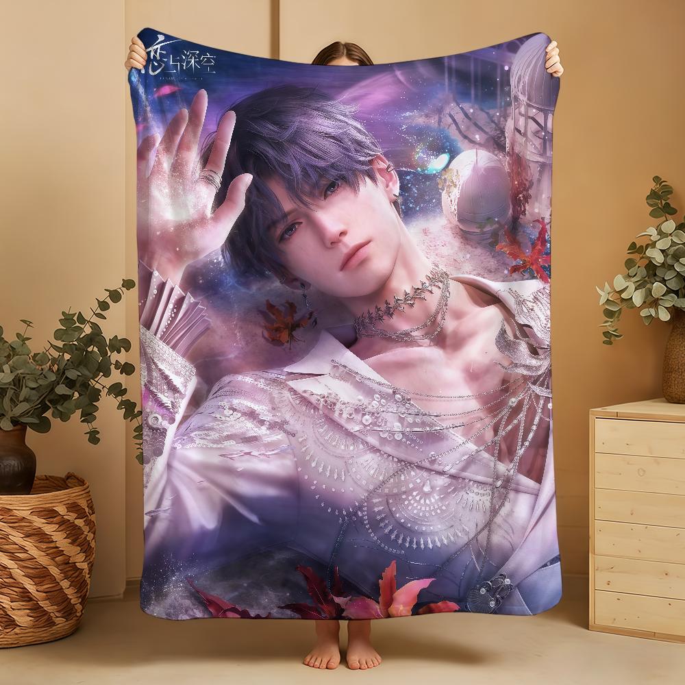 Deepspace Blanket Soft Warm Love Furry Throw Celebrate Second Super Kids Toys Bed Sofa Anniversary Car Cradle