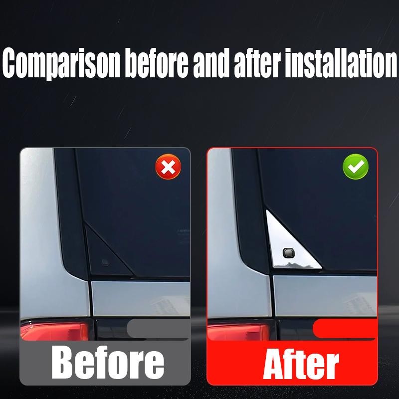 Modified Rear Window Triangular Switch Decorative Cover Automotive Exterior Decoration Products For Lexus GX550 550h 2024
