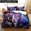 Warrior Game Garena Free Fire Bedding Set Boys Girls Twin Queen Size Duvet Cover Pillowcase Bed Kids Adult Home Textileextile741