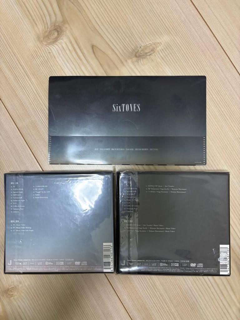 [USED] SixTONES 1ST First Press Edition A First Press Edition B (with bonus multi-case)