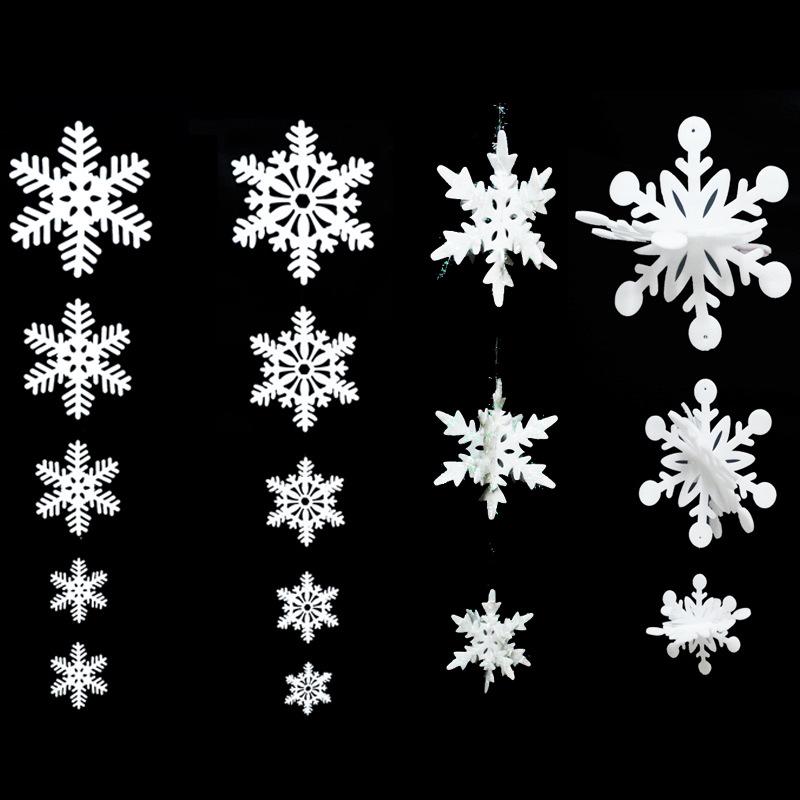 Children's Christmas Foam Snowflake Dance Props and Stage Decorations - Lightweight Plastic Ornaments