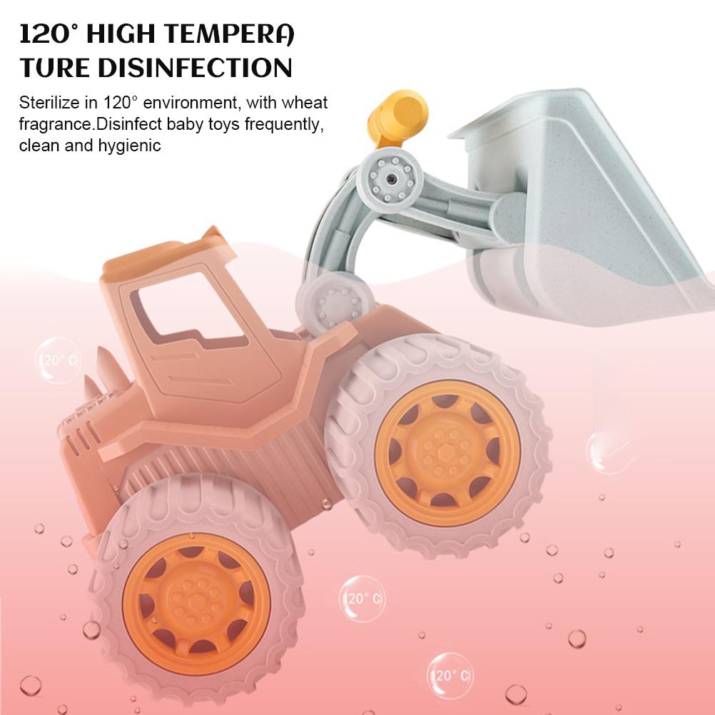 Children Engineering Car Toy Beach Bulldozer Truck Toy Car Toy Beach Sand Toys Snow Excavator Toy