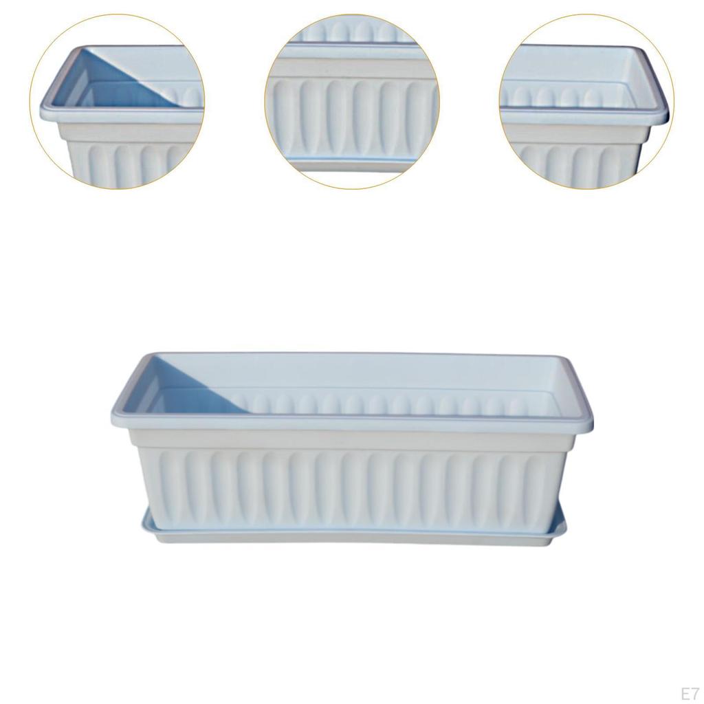 Balcony Plant Holder with Drainage Capability And Tray for Home Use