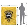 Harry Potter Dedication, Patience, Loyalty Hufflepuff Blanket