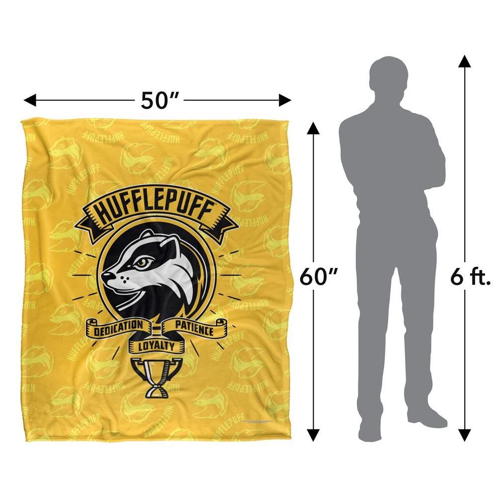 Harry Potter Dedication, Patience, Loyalty Hufflepuff Blanket