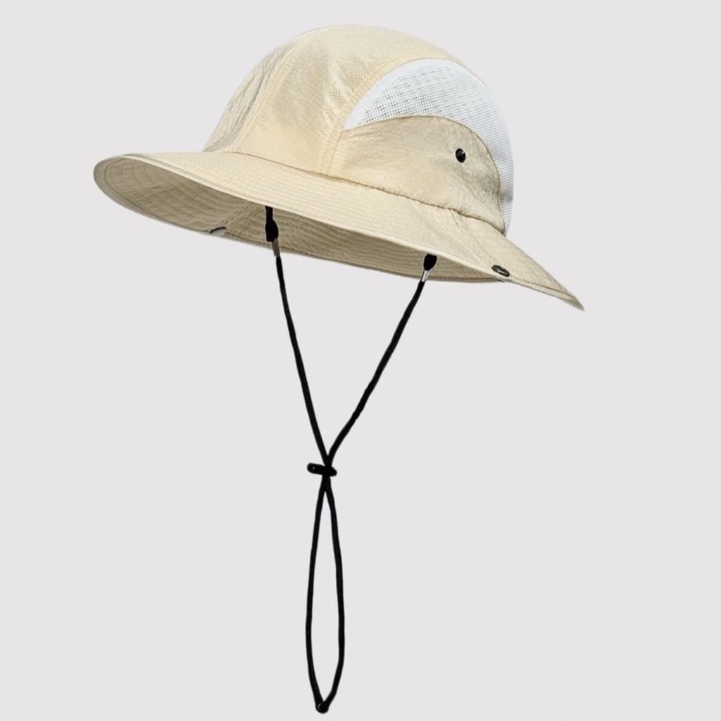 Mountain Series Mesh Breathable Quick Dry Bucket Hat Summer Hiking Camping Mountaineering Hat Outdoor Lightweight Sun Bucket Cap