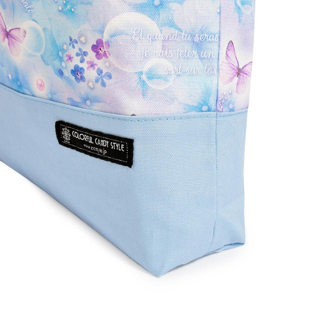 COLORFUL CANDY STYLE Set Drawstring Bag Gym Clothes Bag Apron Cooking Class Kitchen Helper Triangle Bandana Set Moonlight Butterfly Elementary School