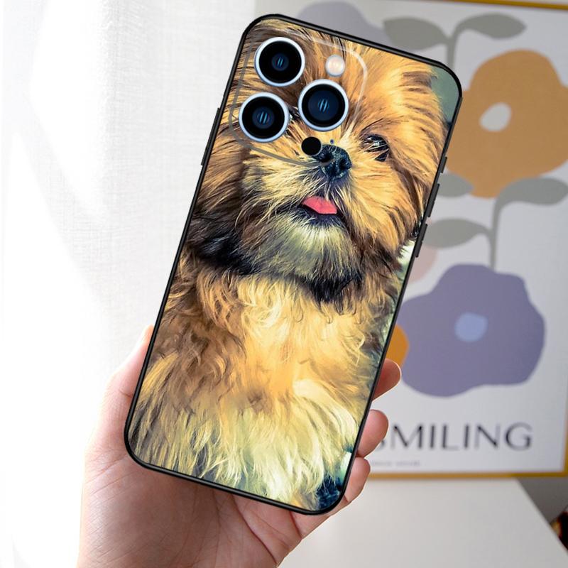 Shih Tzu Puppy Dogs Case Coque For iPhone 11 12 Pro Max Mini X XS XR 7 8 Plus Cover For iPhone 13 Pro Max Case