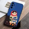 R-Russian Art M-Matryoshka   Phone Case For Samsung Galaxy A73,A72,A71,A70,A53,A52,A51,Others Soft Black Cover