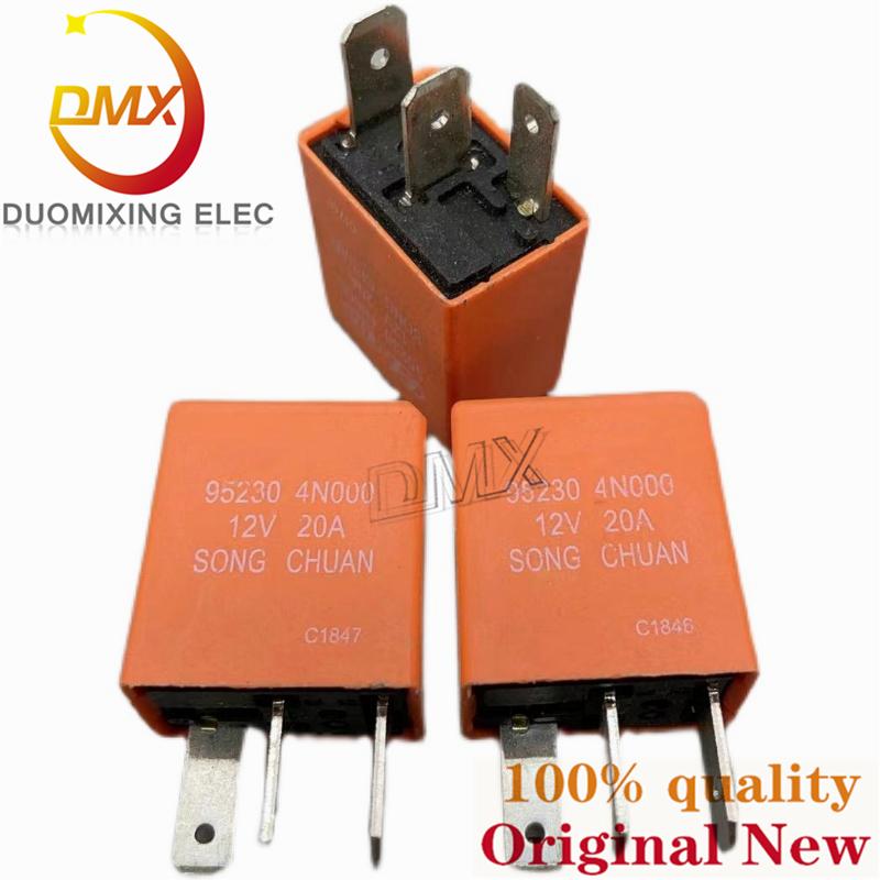 5PCS Hyundai Kia Elantra Sonata car lighting air conditioning fan oil pump start power relay 4 pin 5pin 12VDC 10/20A 30A 35A 50A 95230 4N000