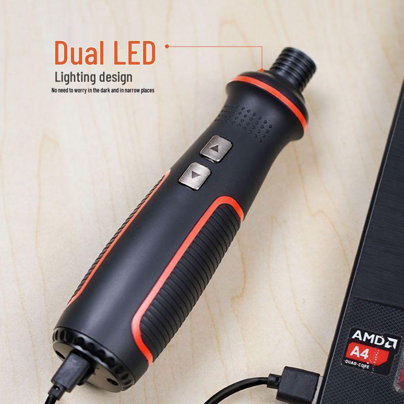 Rechargeable 48-Piece Mini Electric Screwdriver Set for Household and Multifunctional Use