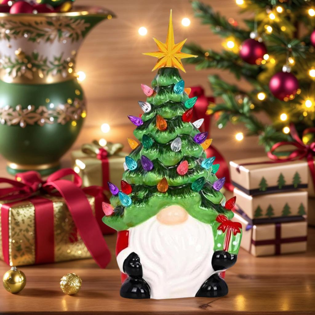 Cute Dwarf Decorations Multi-Purpose Resin Xmas Gnome Crafts Small Christmas Dwarf Figurine for Home Decor