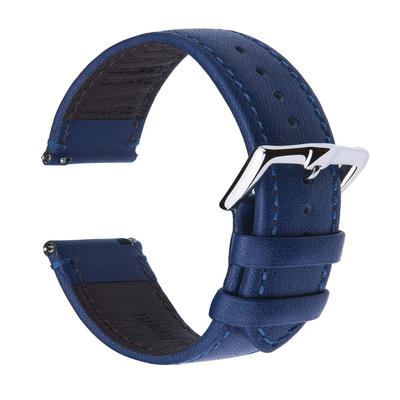Brismassi Esetti Schnellverschluss Echtes Leder Uhrenarmband Beliebte Ersatzarmbandgrößen 22mm Kalbslederband, - 16mm, 18mm, 19mm, 20mm, (Strapazierfähiges Futter)