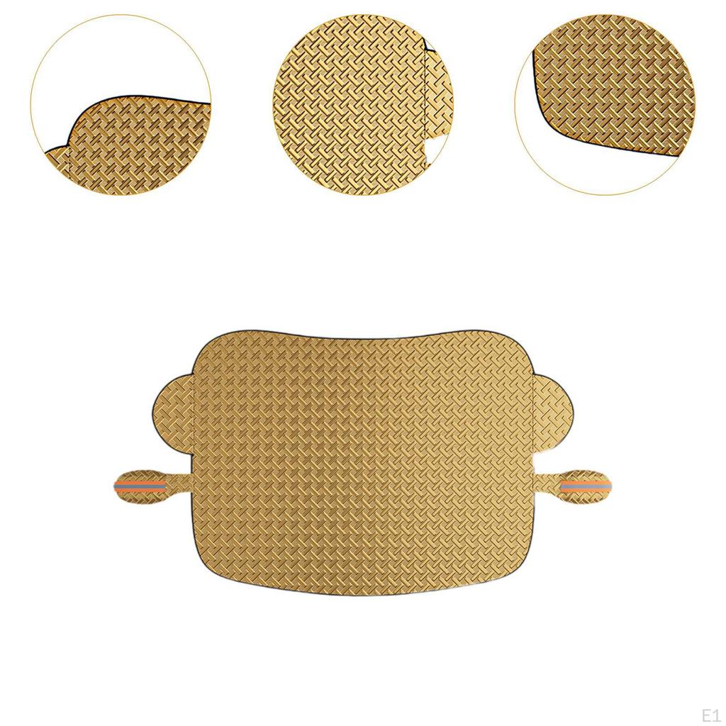 Auto Windschutzscheibe Frost Schnee Abdeckung Staub Praktische Einfach zu Bedienen Protector Zubehör