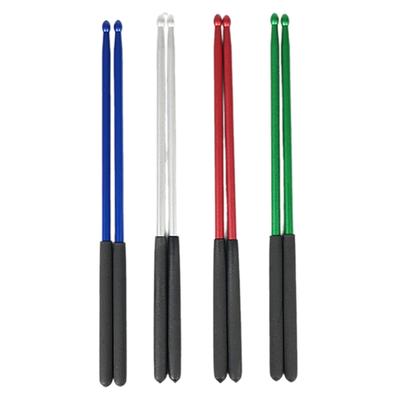 1Pair 5A Aluminum Alloys Drumstick Nonslip Drumstick for Beginner, Student, Adult
