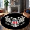 1pc Football Team (46) Design Printed Area Round Carpet for Bedroom Living Room Home Decor Rugs Mat Non Slip Mat Rug for Bedside