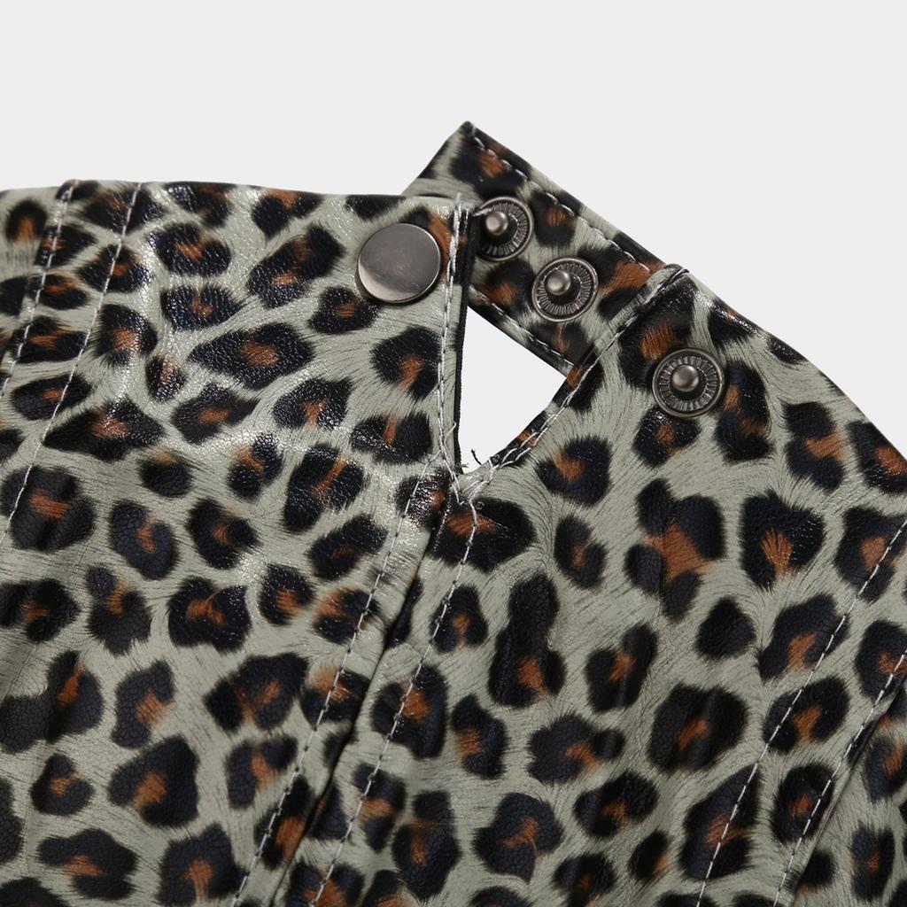 Unisex Beret Leopard Print Painter Hat British Cabbie Hat for Autumn Winter Flat Hat for Daily Wear Cabbie Hat