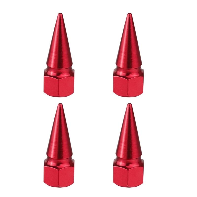 

Spiked Shape Universal Tire Valves Caps Dustproof Waterproof Aluminum Alloy for Car SUV Trucks Motorcycles Bikes 2 Pair