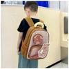 Kids' Cartoon Schoolbag: Lightweight, Double Shoulder Backpack with Spine Protection for 3-6 Year Olds