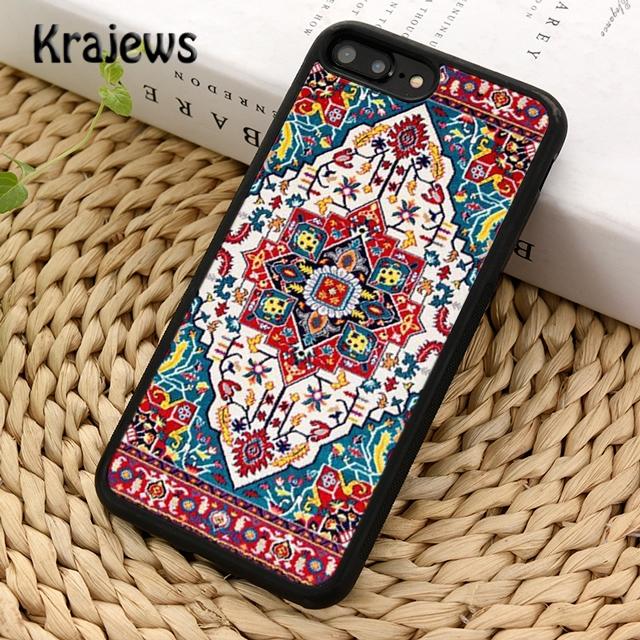 Ancient Floral Tiles Phone Case Cover For iPhone 17 Air 16 15 14 plus 12 13 pro max coque Shell Fundas