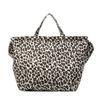 2025 Women's Leopard Print Canvas Tote Bag with Large Capacity – Shoulder & Handbag Trend