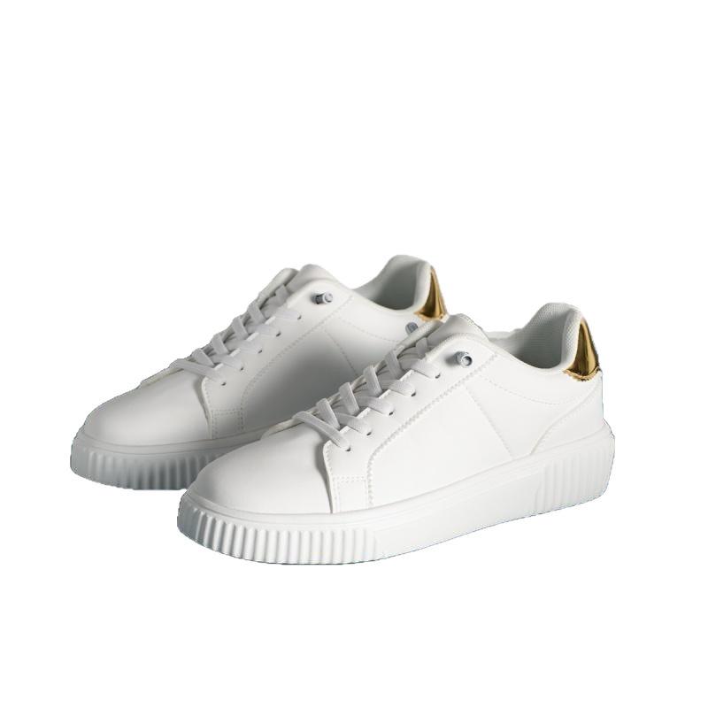 Little White Shoes Women'S Shoes Spring Autumn Leather Surface Casual Sports Shoes Adolescent Student Casual Board Shoes