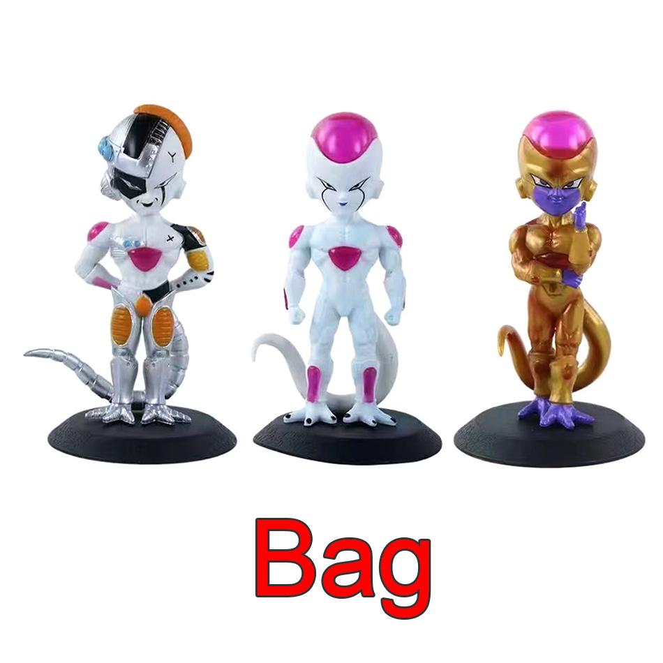 

Popular 3Pcs With Box Z Frieza Freezer Anime Figures Figurine Pvc Statue Model Doll Collection Decoration Plaything Gifts
