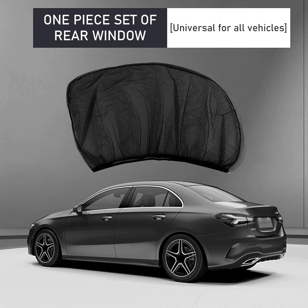 Car Window Shades,2 In 1 Mosquitoes Net Sunshade,Blocks 98% Uv Rays & Sun Glares,Breathable Mesh Sun Shades,Travel Accessory